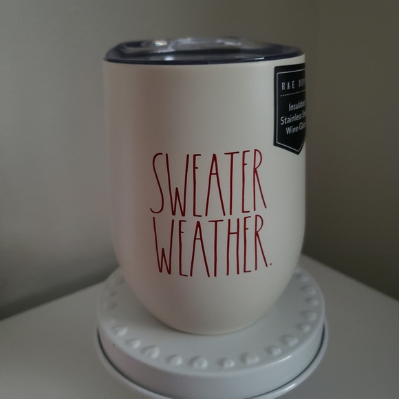 Rae Dunn Other - NWT Rae Dunn Sweater Weather wine tumbler